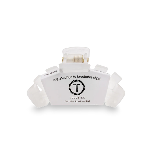 Teletie Coconut White Tiny Clip